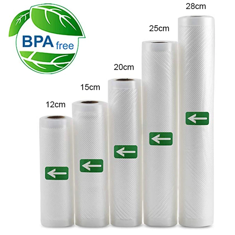 Food Storage Vacuum Seal Bags - Sous Vide Roll Bags for Vacuum