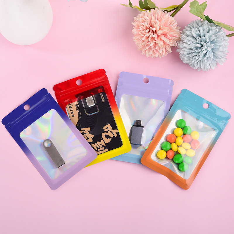 1000Pcs Laser Color Gradient Z - огляд і ціна Food Storage Mylar Bags