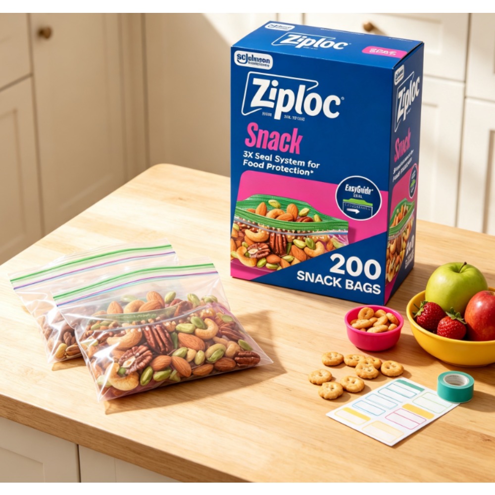 Ziploc® Brand Snack Bags with  - огляд і ціна Food Storage Brands
