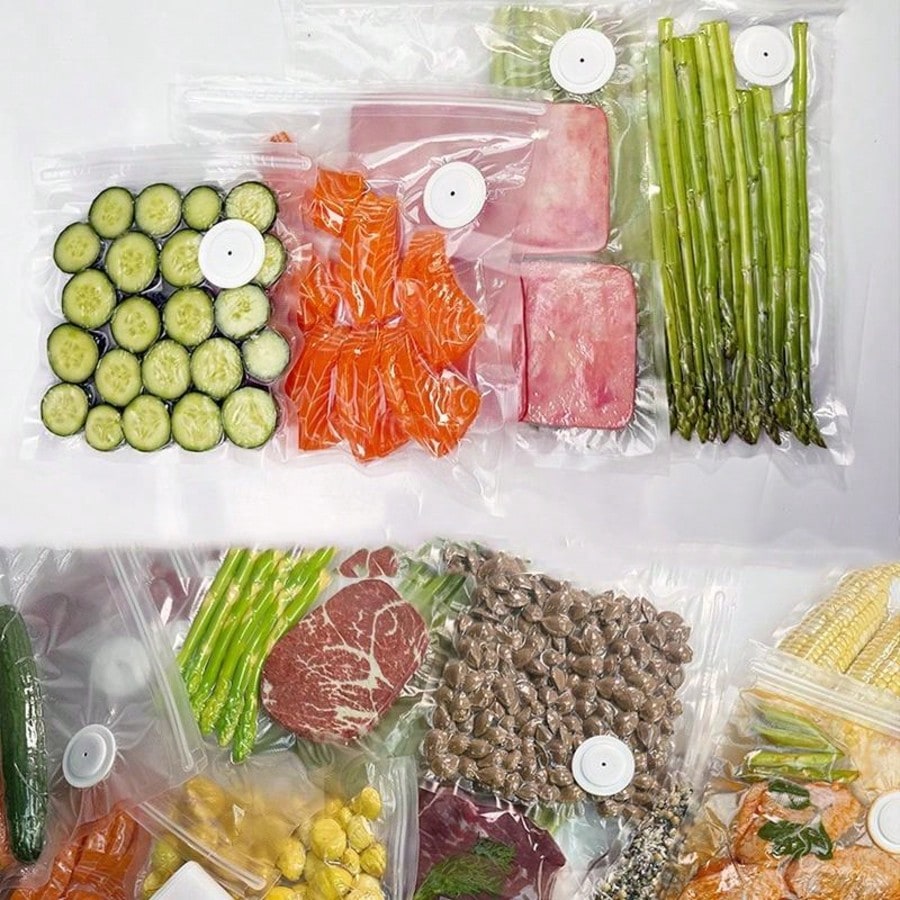 30pcs Reusable Vacuum Bags+1 C - огляд і ціна Food Storage Vacuum Seal Bags