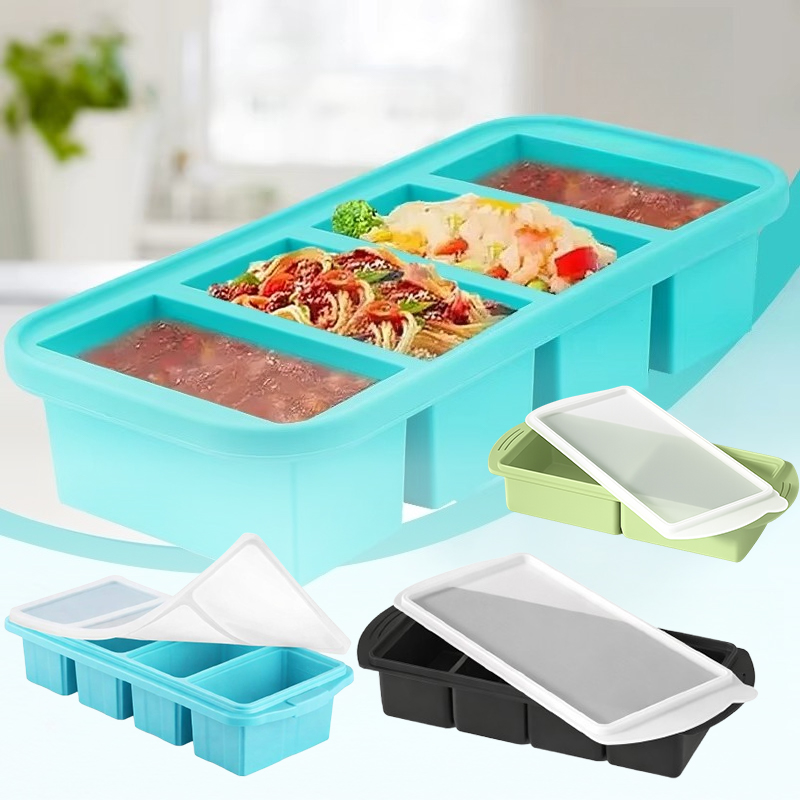 Large Silicone Ice Cube Mold w - огляд і ціна Xl Food Storage Containers With Lids