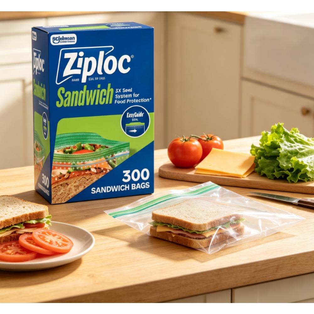 Ziploc® Brand Sandwich Bags wi - огляд і ціна Food Storage Brands