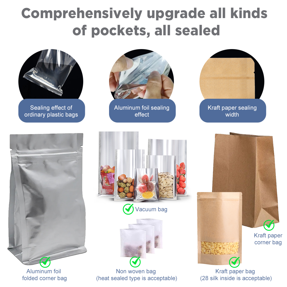 Impulse Sealer Machine Kitchen - огляд і ціна Food Storage Vacuum Seal Bags