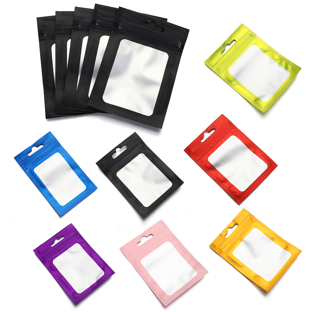 50pcs Black Foil Pouch Reusabl - огляд і ціна Food Storage Mylar Bags