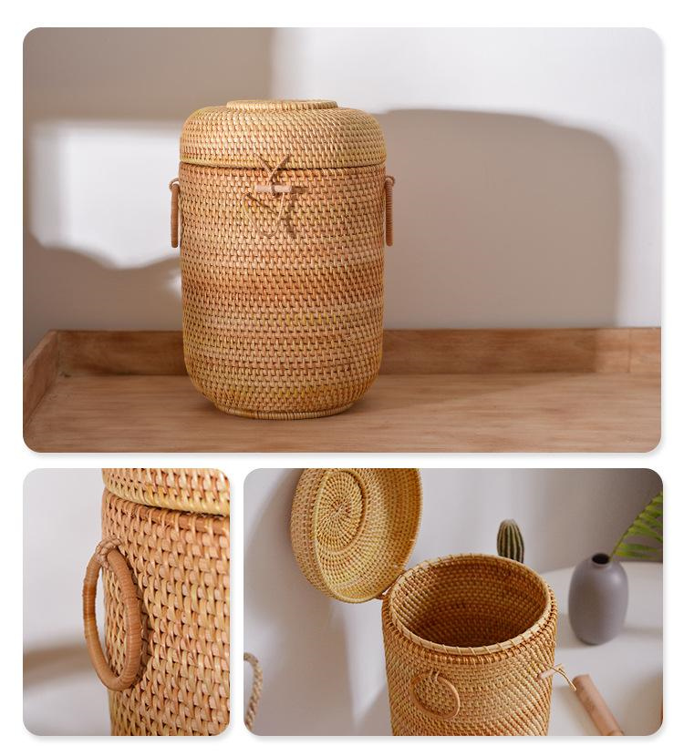 Handwoven Rattan Tea Storage B - огляд і ціна Food Storage Drawer Organizer