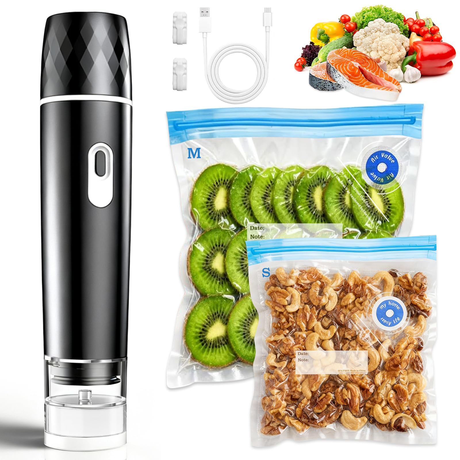 Food Vacuum Sealer, 60KPA Powe - огляд і ціна Food Storage Vacuum Sealer Machine