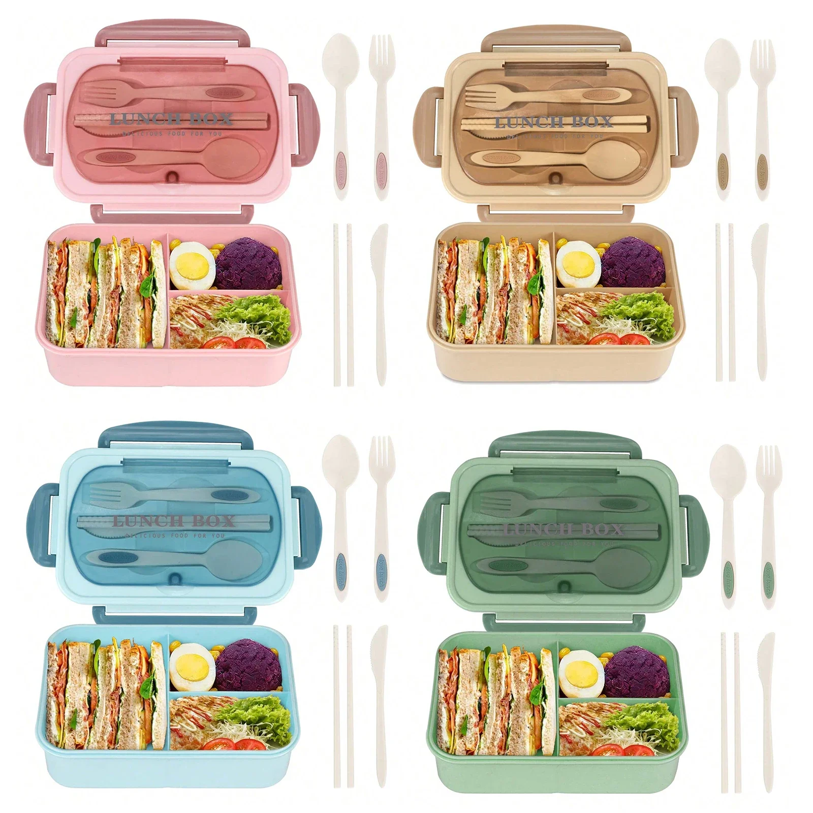 Bento Box Adult Lunch Box, Con - огляд і ціна Food Storage Drawer Organizer