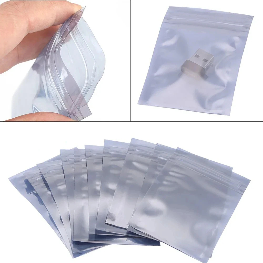 100Pcs Aluminum Antistatic Bag - огляд і ціна Food Storage Mylar Bags