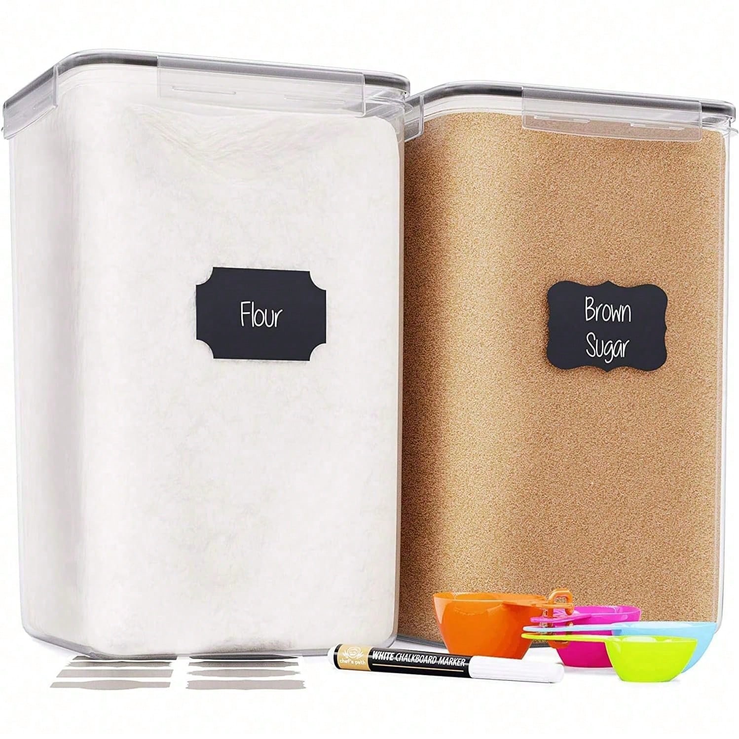 Extra Large Flour And Sugar St - огляд і ціна Xl Food Storage Containers With Lids