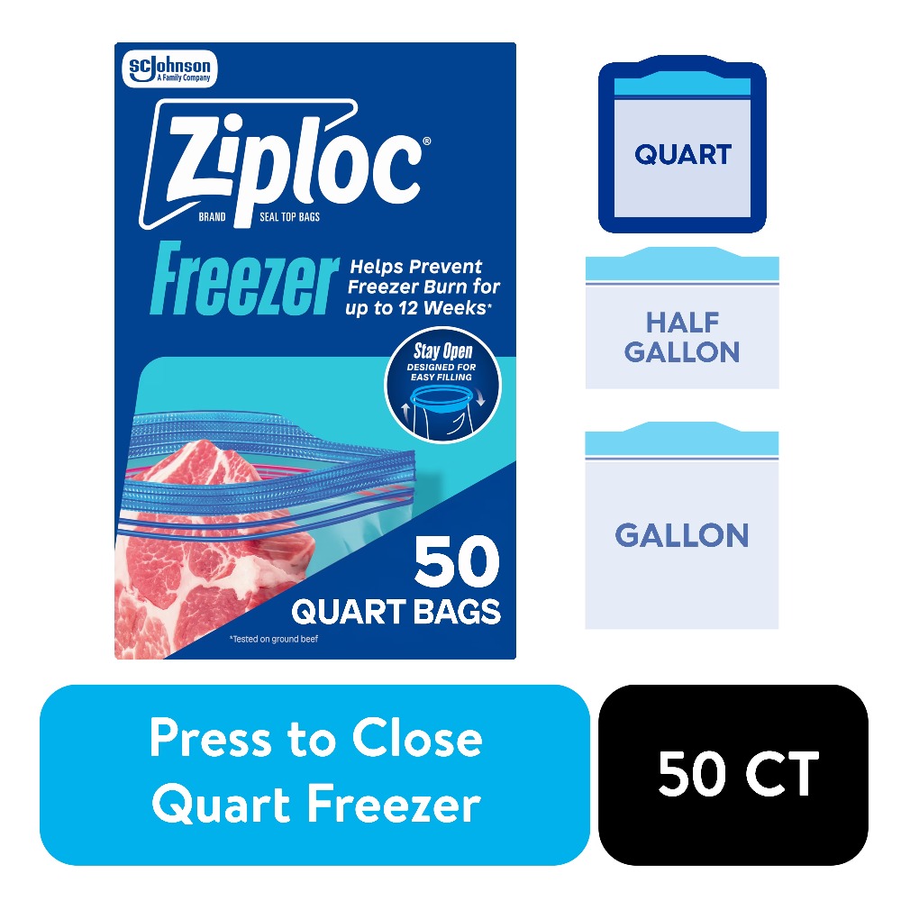 Ziploc Brand Freezer Food Stor - огляд і ціна Food Storage Brands