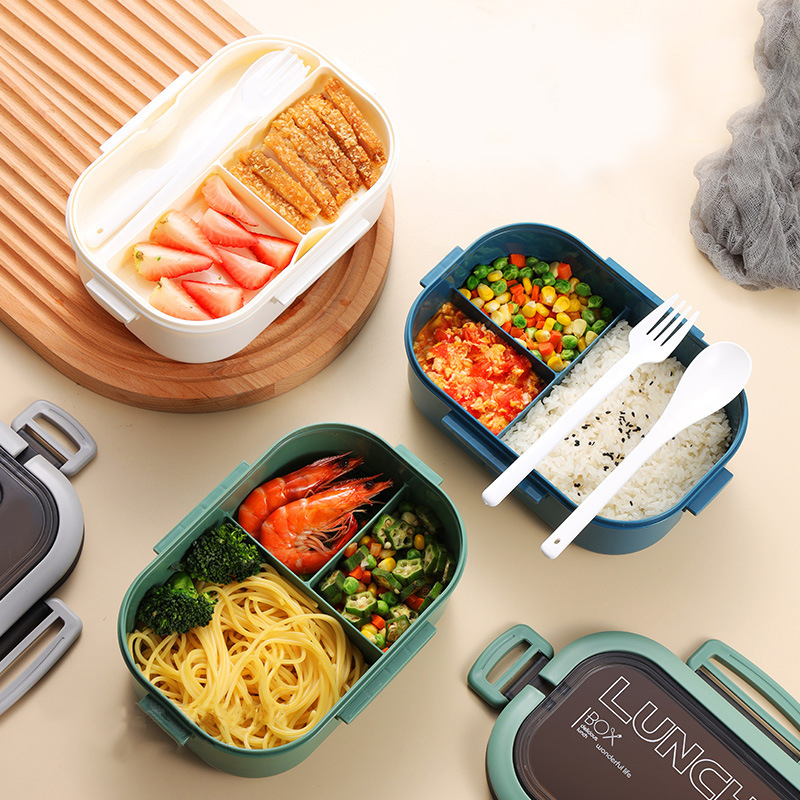 Single Double-layer Lunch Box  - огляд і ціна Food Storage Drawer Organizer