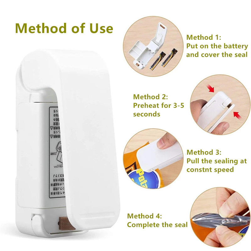 Portable Bag Heat Sealer Plast - огляд і ціна Food Storage Vacuum Sealer Machine