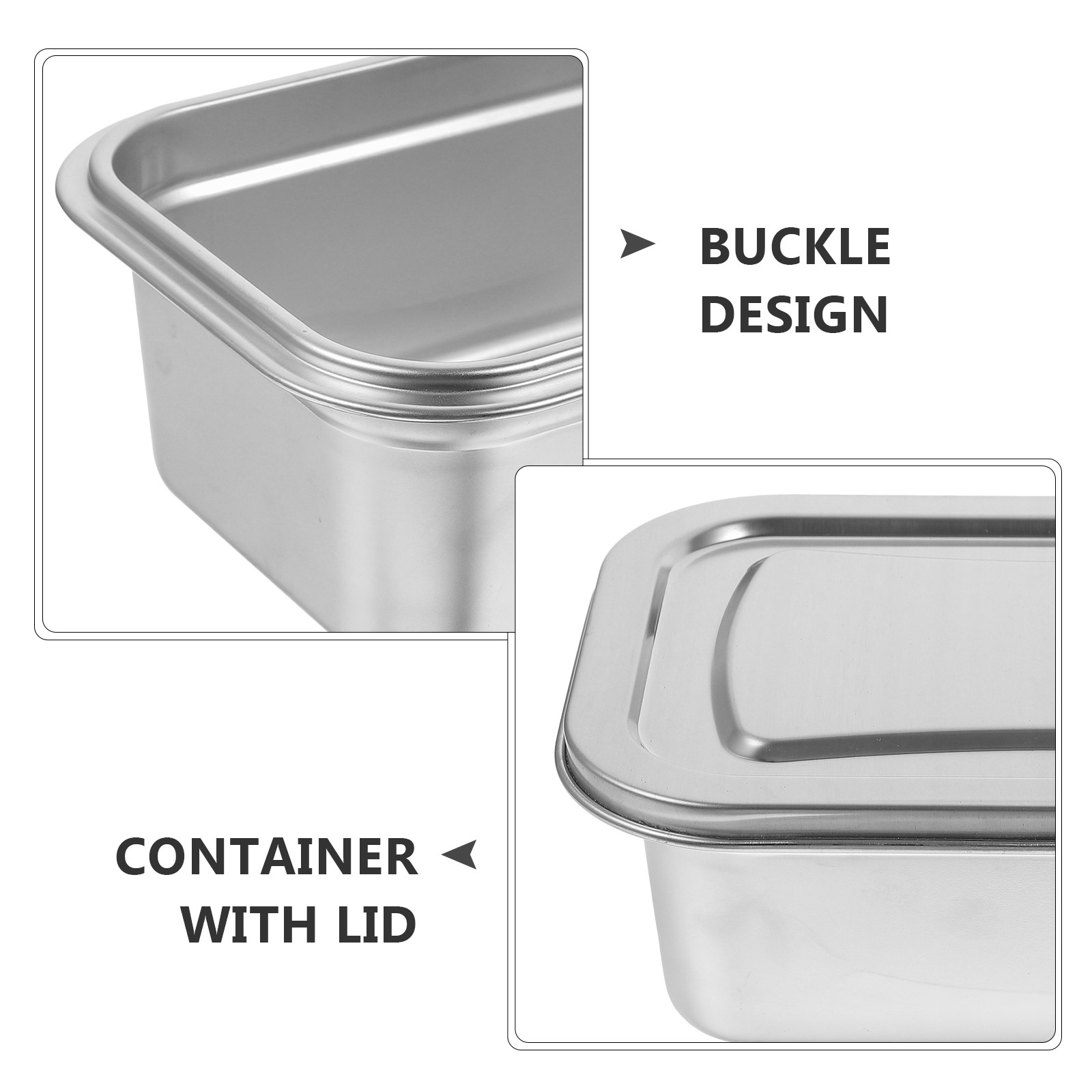 Ice Cream Container Stainless  - огляд і ціна Food Storage In Restaurant